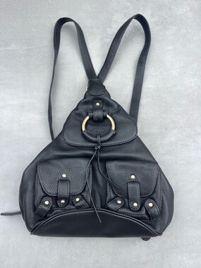 Jones New York Leather Backpack VTG